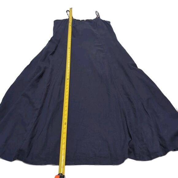Calypso St. Barth Maxi Dress Womens Size XXL Navy Blue Flowy Linen Blend NEW NWT - Picture 14 of 16